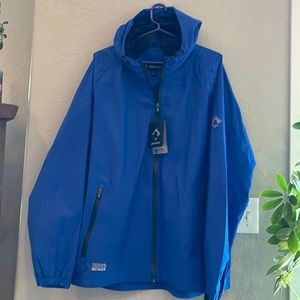 DDX Dri-Duck royal blue, pull waist, 2 zipper pockets ext, 1 int. zipper pocket